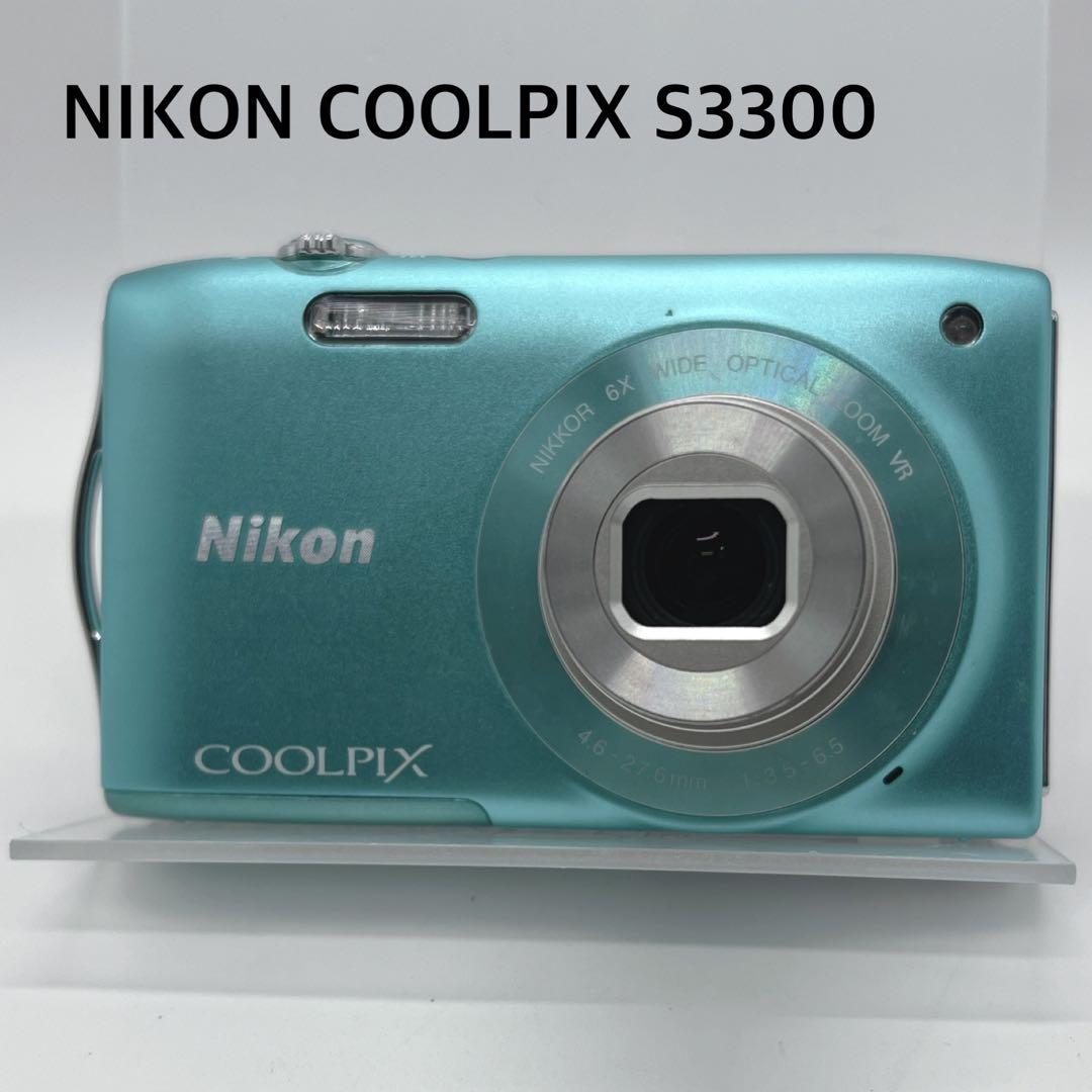 Nikon COOLPIX S3300 デジタルカメラ 訳あり ジャンク品 緑 - メルカリ