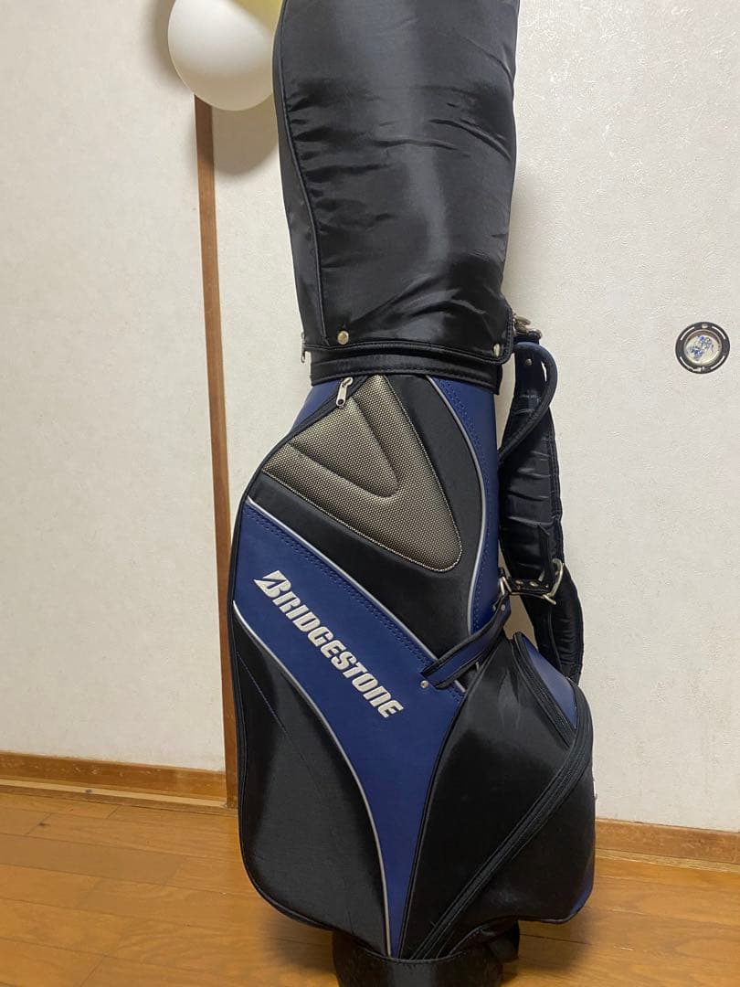 BRIDGESTONE キャディバッグ 青黒 - メルカリ
