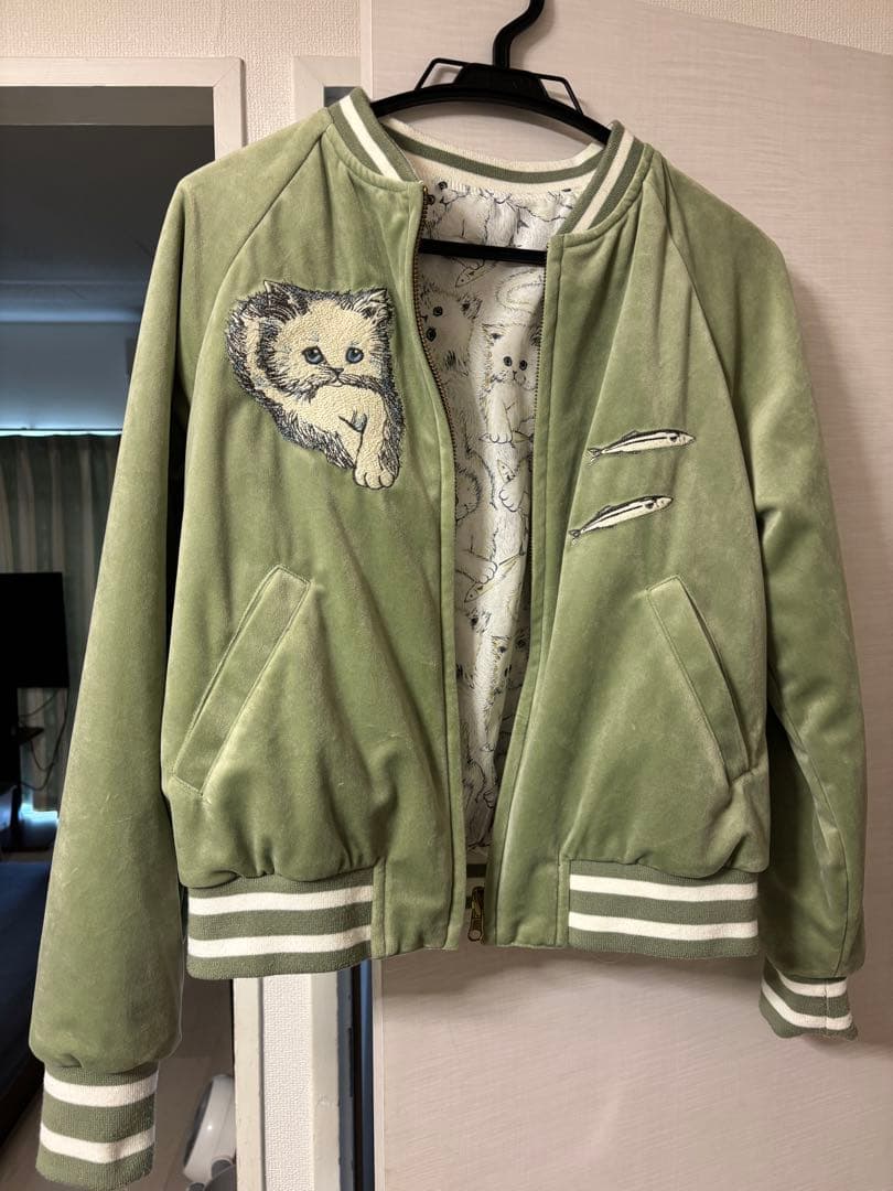 つかまえたねこスカジャン／フランシュリッペ（franche lippee）