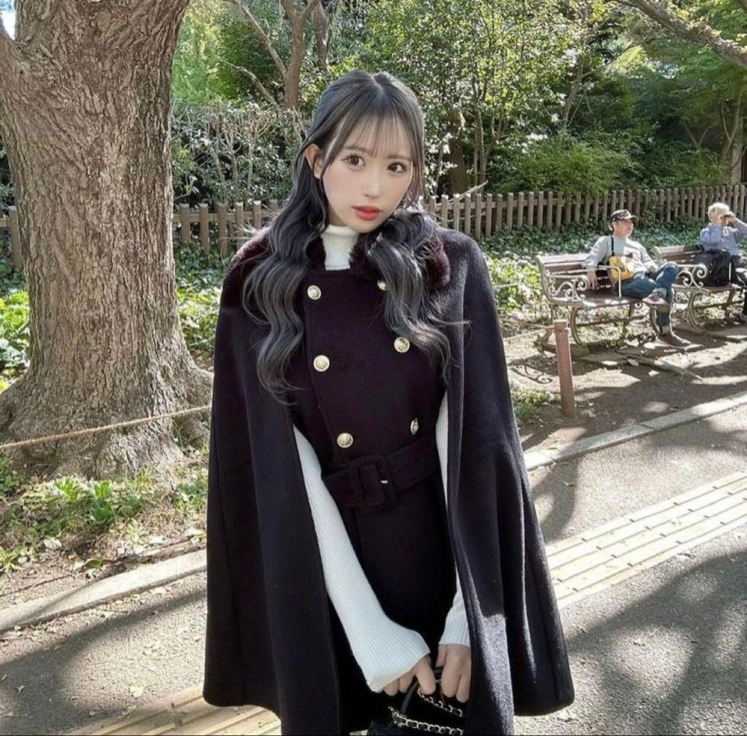 値下げ中✨】cherimi シェリミー ファーケープコート ファーコート