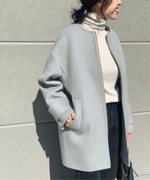 スピックアンドスパン ビーバーノーカラージップコート 38 - メルカリ