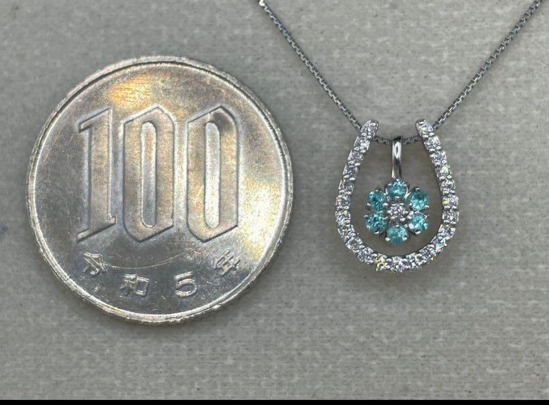 コスモ様専用パライバトルマリン0.1ct ダイヤ プラチナ ヘッドのみ