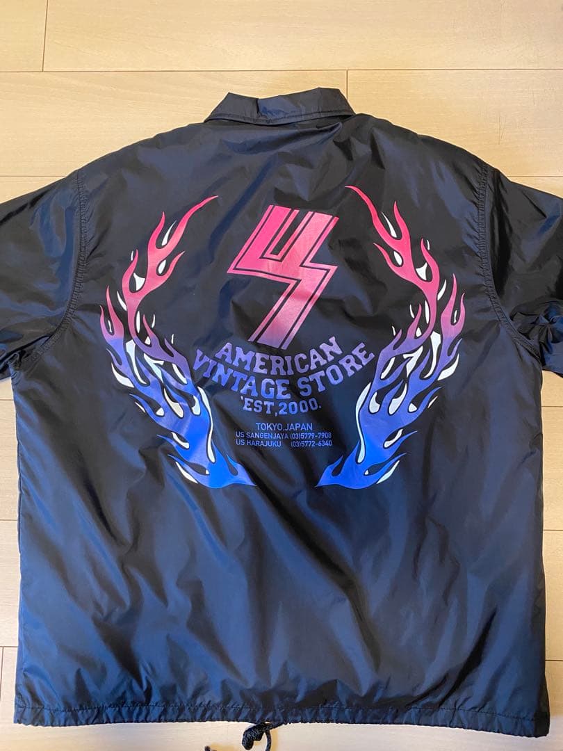 US三軒茶屋 ボアコーチジャケット フレイムスパターン - メルカリ