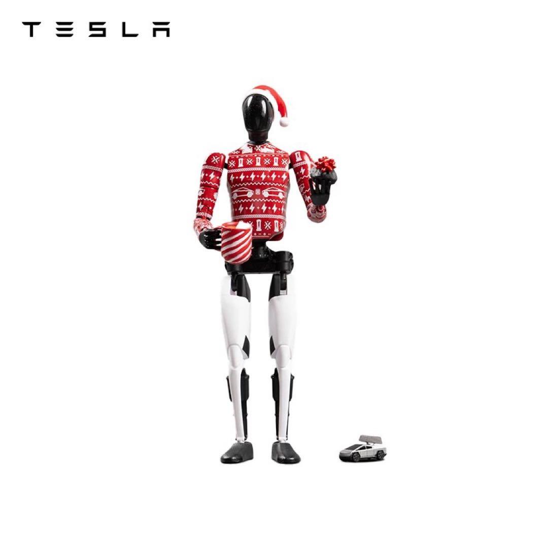 Tesla Bot クリスマスver 可動 人形 ロボット - メルカリ