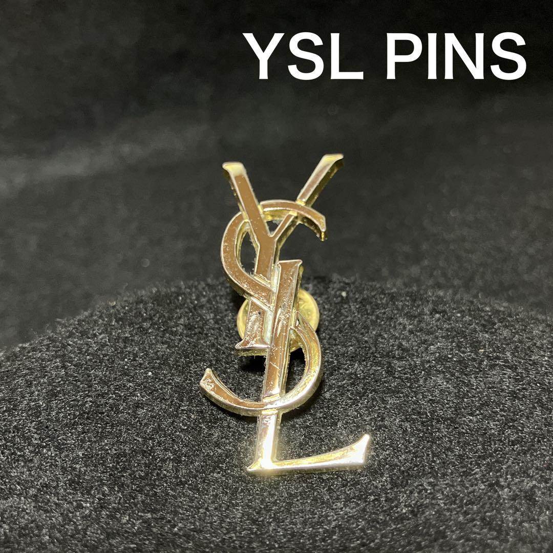激レア】◇YSL◇ サンローラン ピンズ バッジ ピンバッジ ブローチ