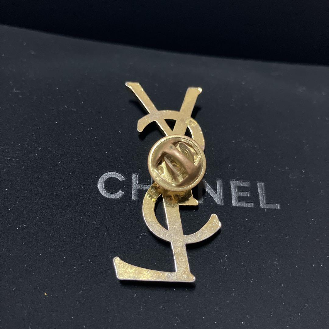 激レア】◇YSL◇ サンローラン ピンズ バッジ ピンバッジ ブローチ