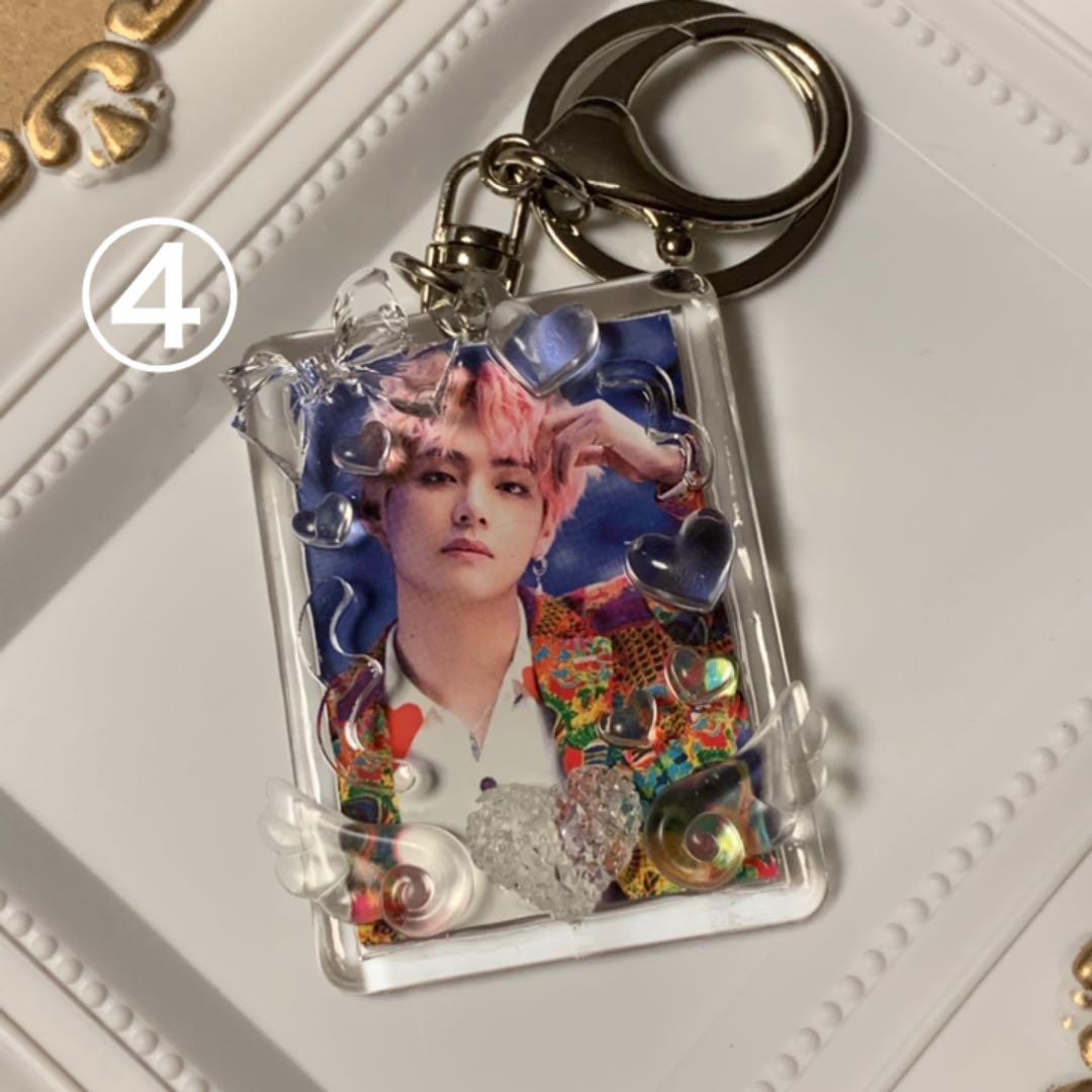 ミニフォトキーホルダー デコ アクキー トレカケース - メルカリ