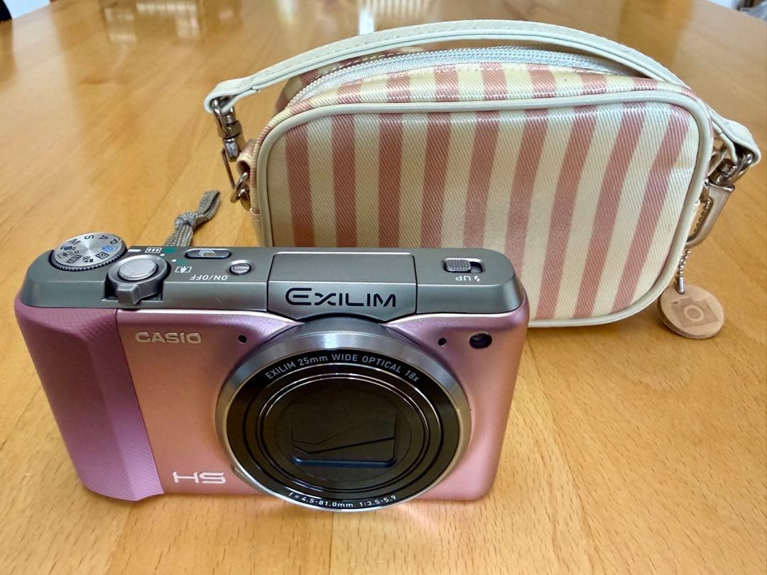 CASIO EXILIM EX-ZR700 ピンク カメラポーチ付き