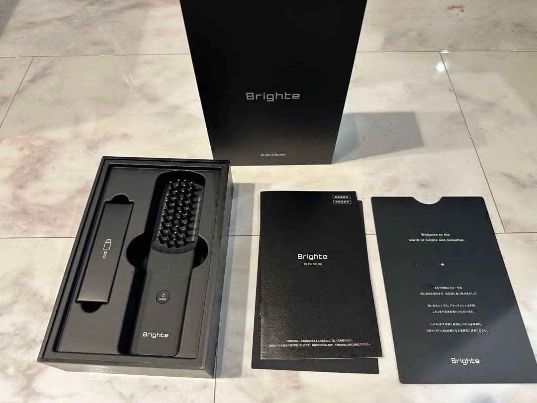 Brighte エレクトリックブラシ ブラック Amazon.co.jp: 【佐々木希アンバサダー】 Brighte ブライト ELEKI