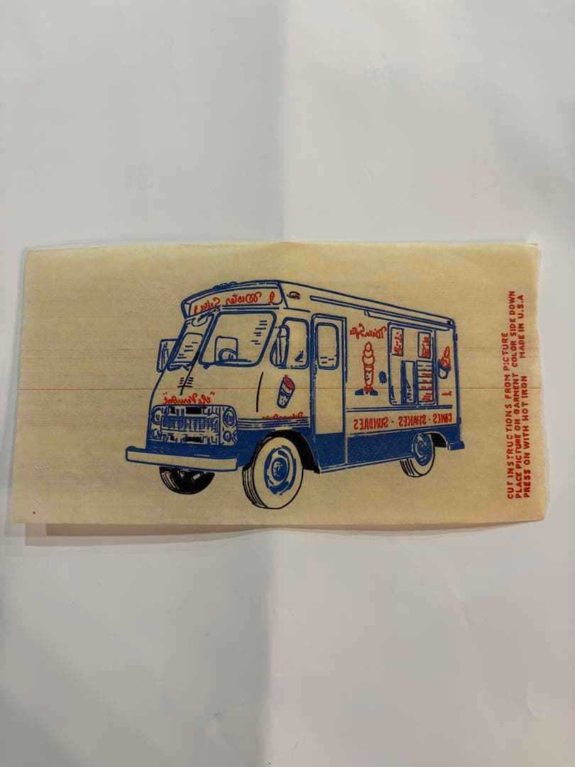 60s 転写 転写シート 山田蓮 オモシーチャンネル ヴィンテージ 2枚