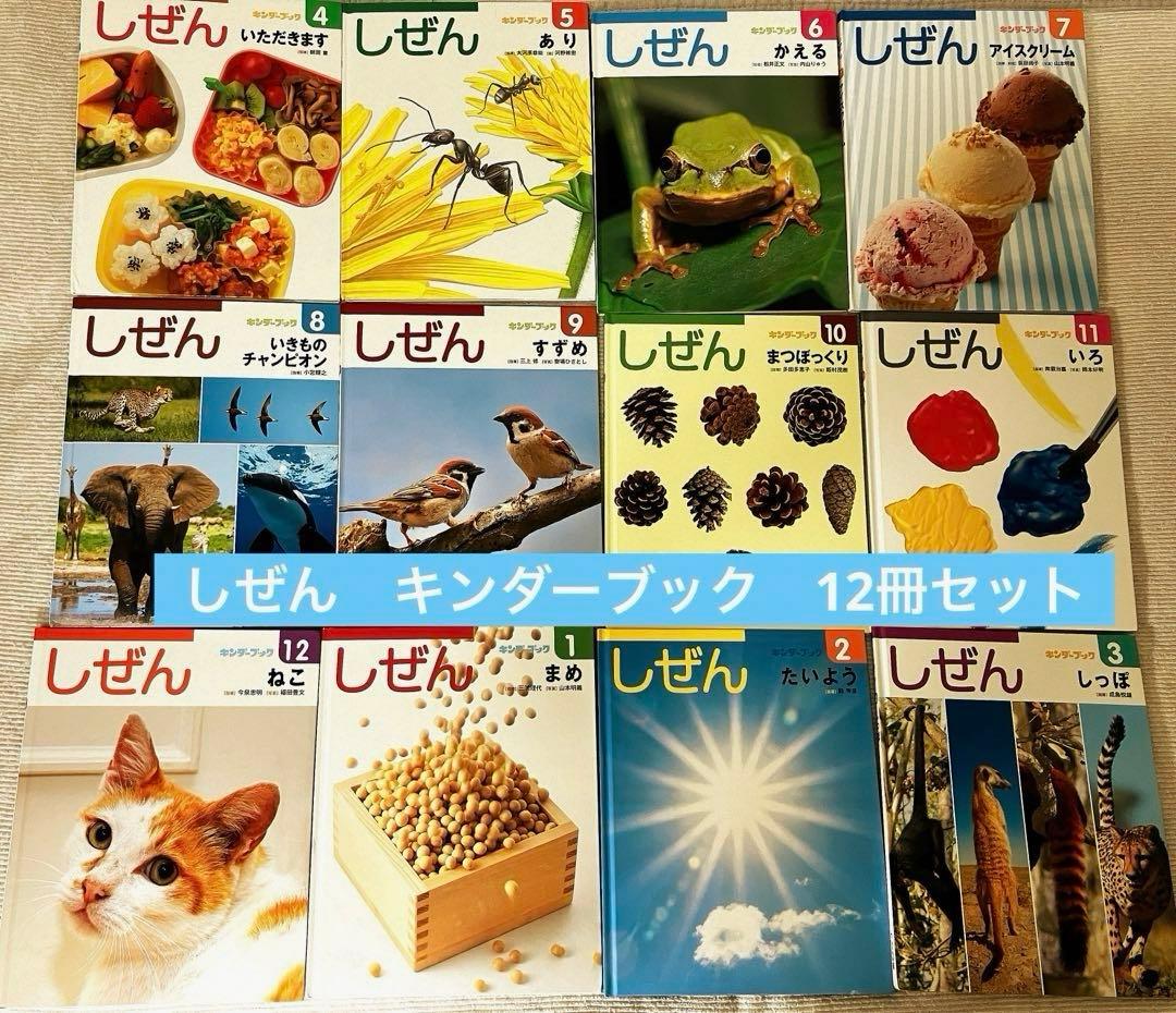 しぜん キンダーブック フレーベル館 絵本 12冊 - メルカリ