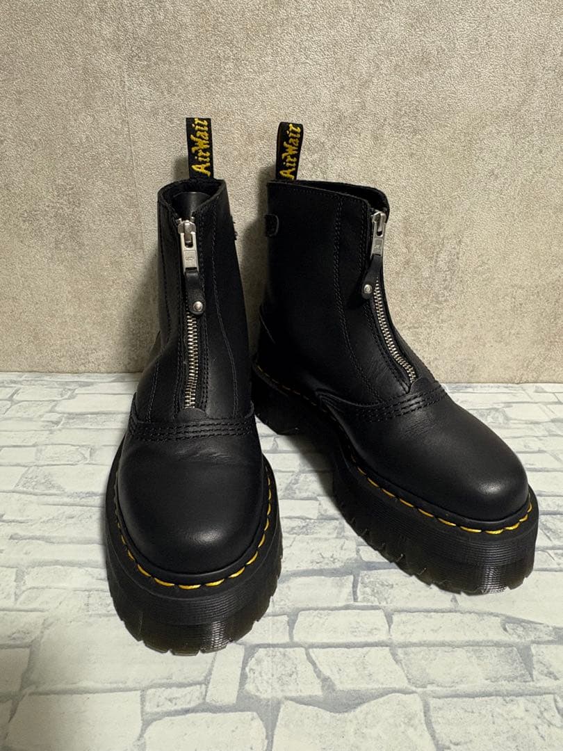 美品 ドクターマーチン Dr.Martens ジェッタ JETTA UK5 Dr.Martens（ドクターマーチン） レディース ブーツ ジェッタ ジップ