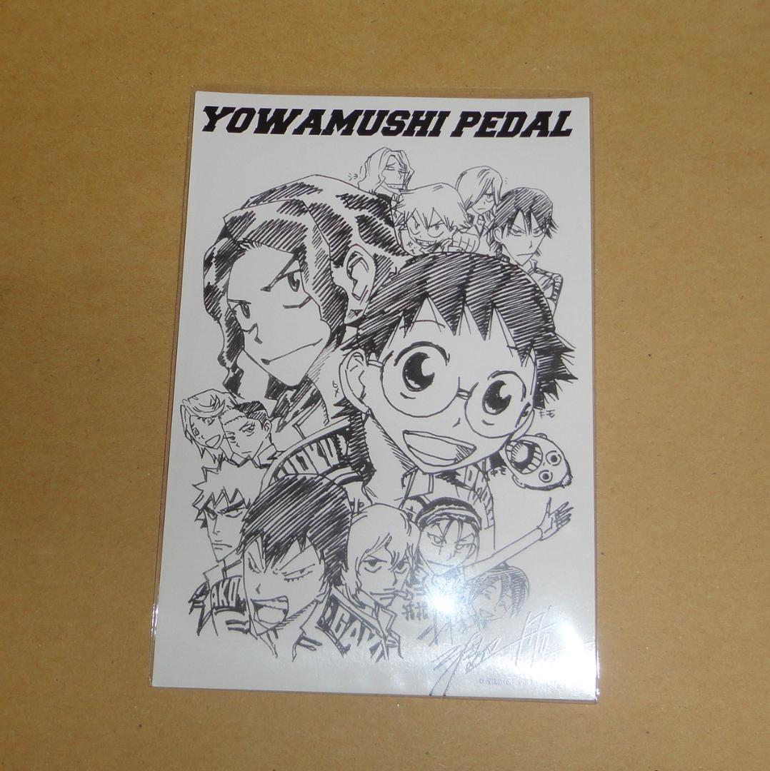 弱虫ペダル 額装複製原画 荒北+福富（直筆サイン入りカード付き） 弱虫