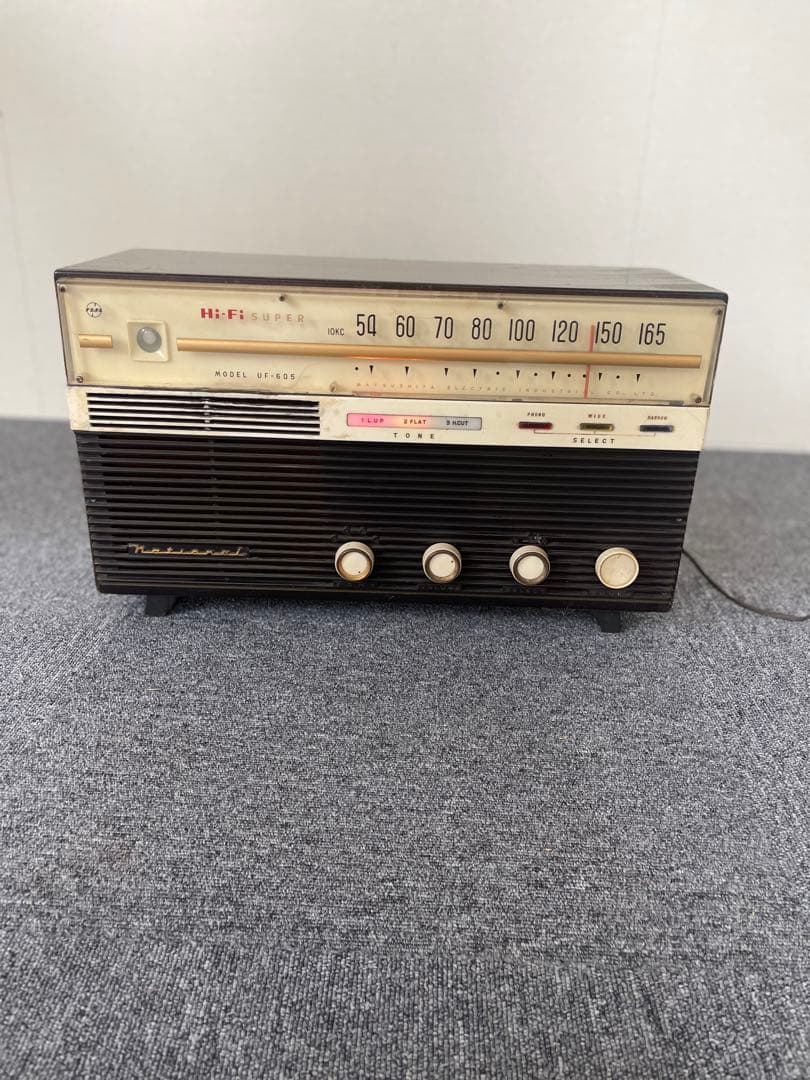 National ナショナル 真空管ラジオ Hi-Fi SUPER UF-605 - メルカリ
