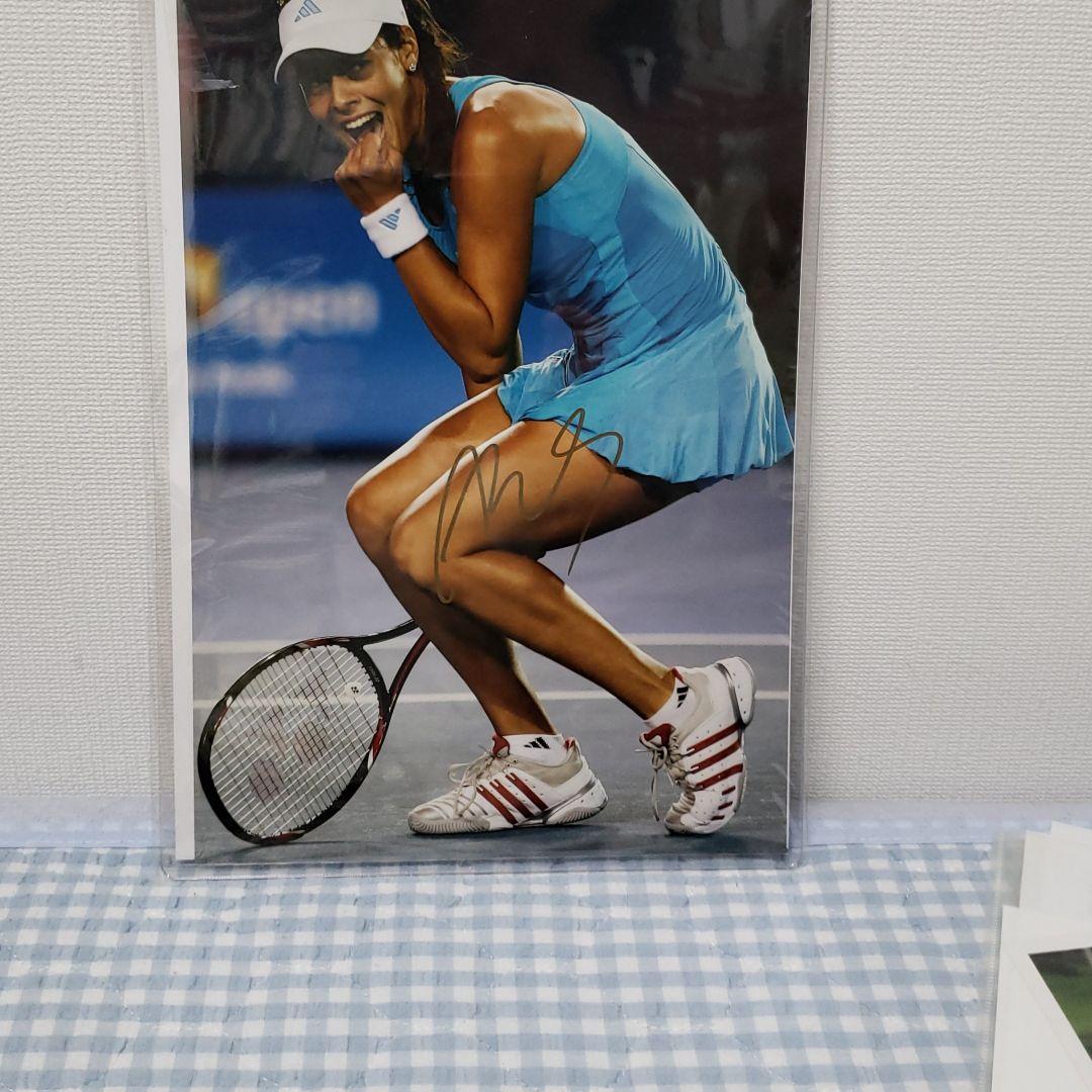 全仏覇者女子テニスアナイバノビッチ直筆サインフォト - メルカリ
