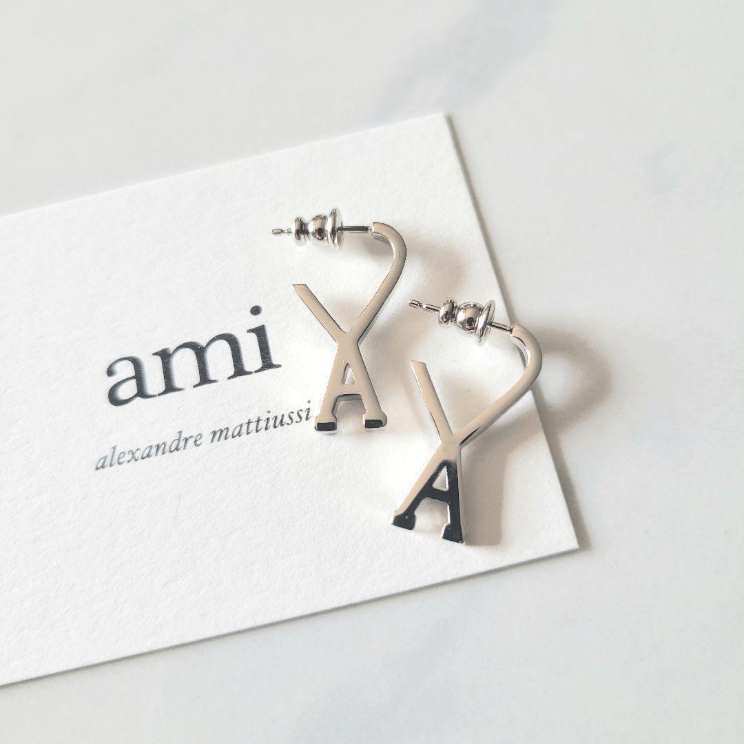 新品未使用】AMI PARIS/ スモールフープピアス 両耳 SL - メルカリ