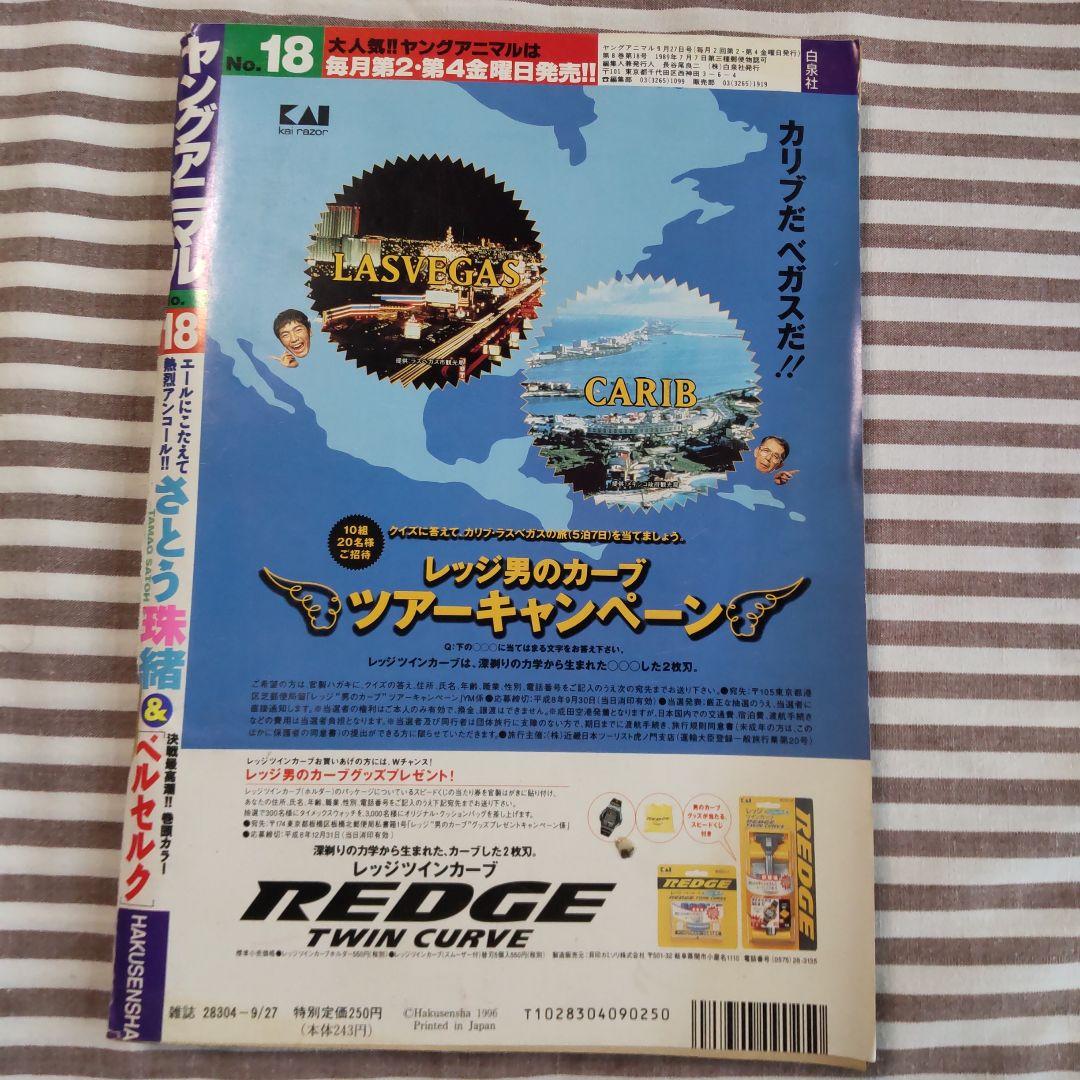 YOUNG ANIMAL No.18 1996年 ベルセルク ヤングアニマル - メルカリ