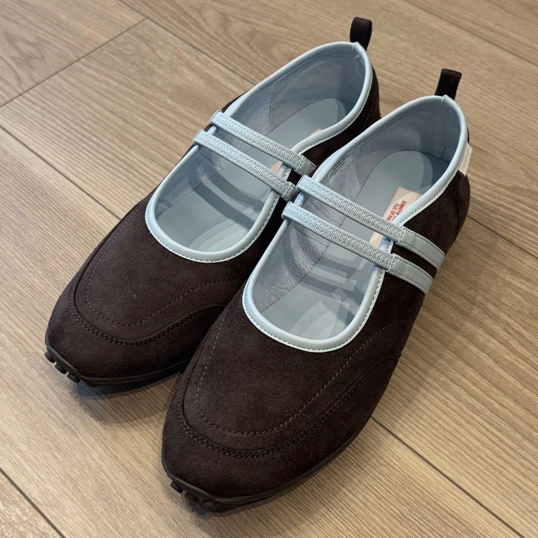 standoil ストラップ メリージェーン スニーカー マロンコンビ 25cm