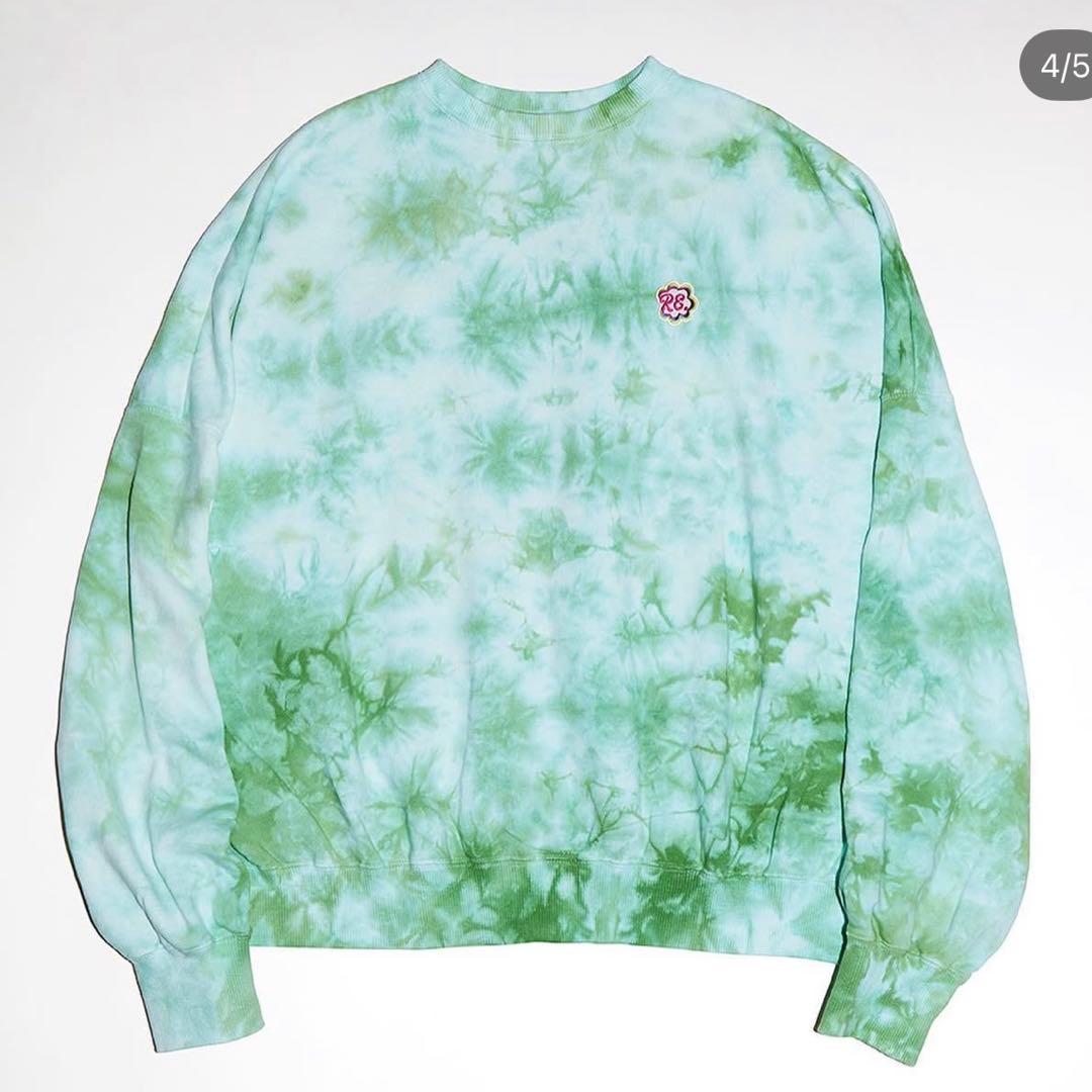 RE. 仲里依紗 アールイードット タイダイドルマンスリーブスウェット