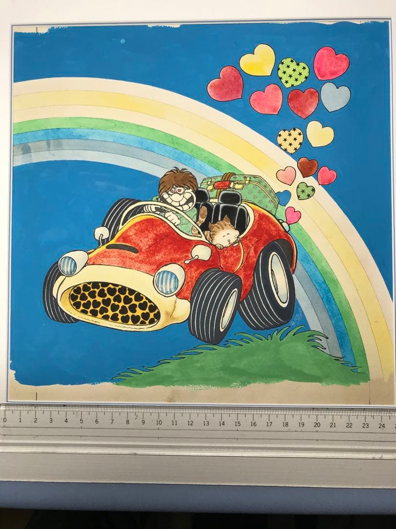 松本零士 トヨタバックミラー44号表紙原画 - メルカリ