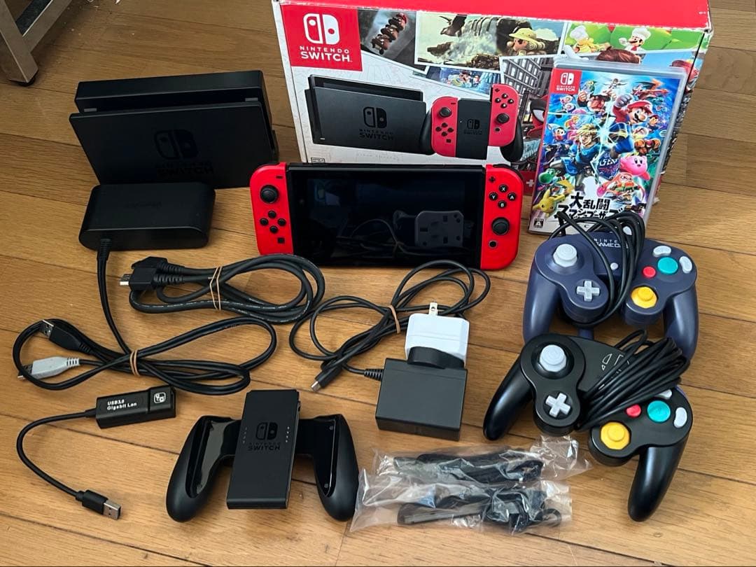 Switch 本体 マリオオデッセイ同梱版 ソフト、コントローラーセット 海外版 Switch 本体 マリオオデッセイ同梱版 ソフト、コントローラーセット