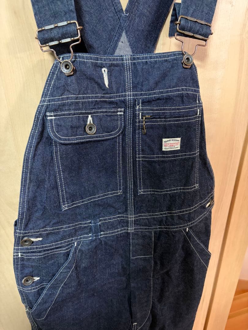 cootie オーバーオール M インディゴ デニム パンツ ファッション