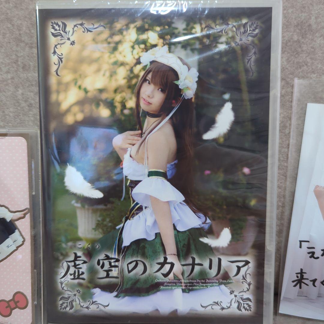 同人写真集　えなこみゅ　虚空のカナリア他2点　レア　新品未開封