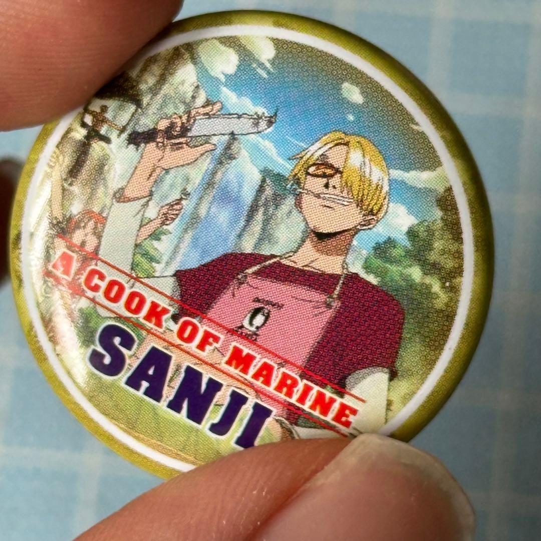 ONE PIECE ワンピース サンジ ミニ缶バッジ レトロ 当時物 サングラス