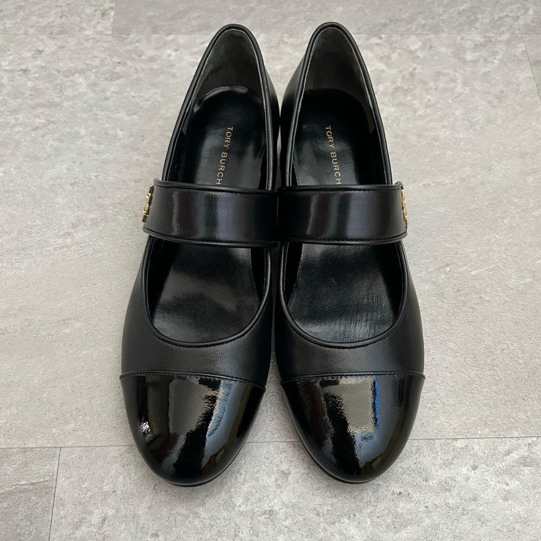 《PEN》トリーバーチ メリージェーン ストラップシューズ 黒 23cm