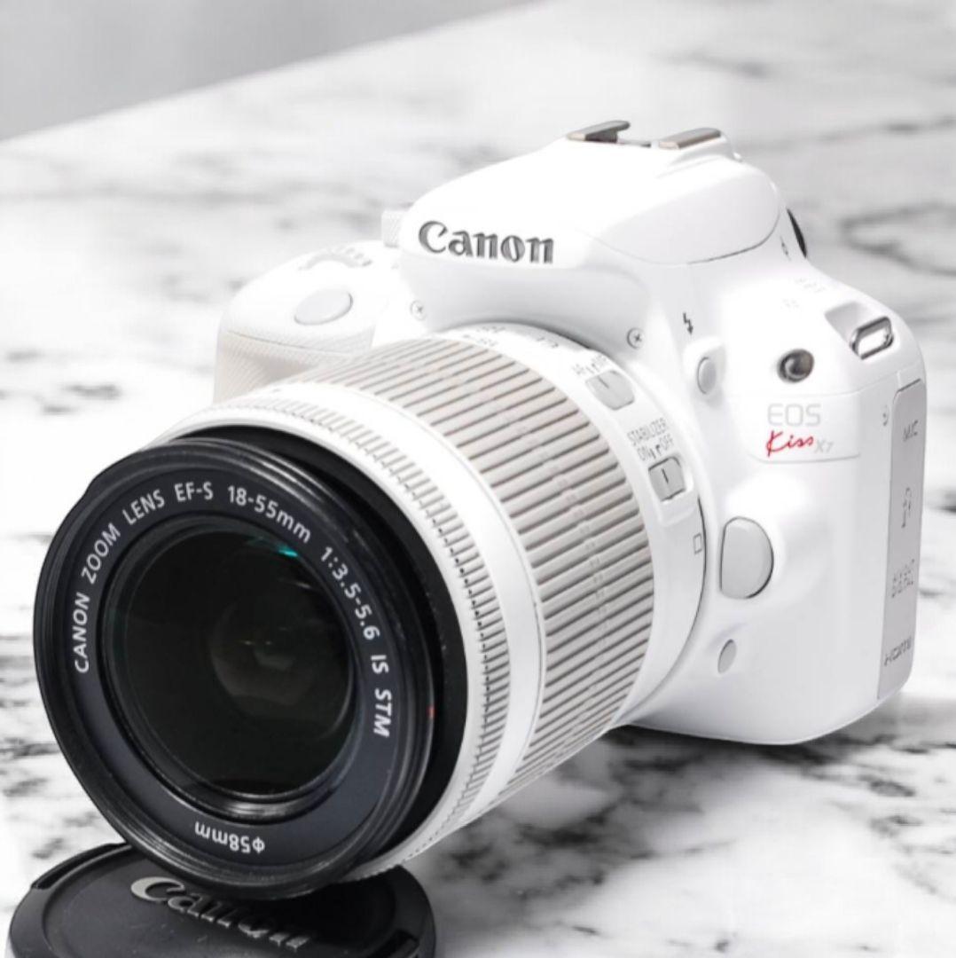 ♥ショット数極少♥Canon Kiss X7♥高性能レンズ付 女性に人気 - メルカリ