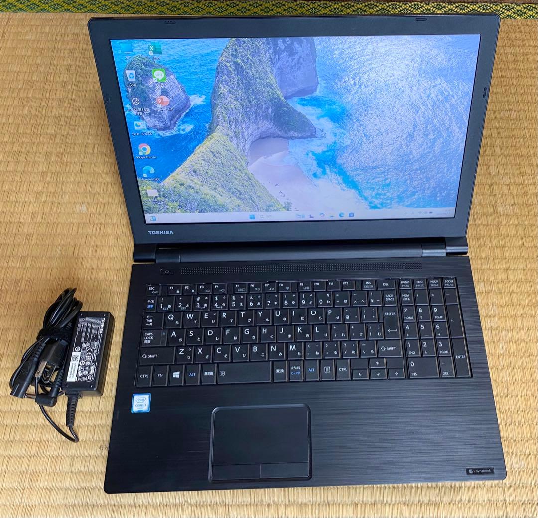 東芝 i3 第6世代 8GB SSD250GB Win11 Ofice2021 HP 15.6