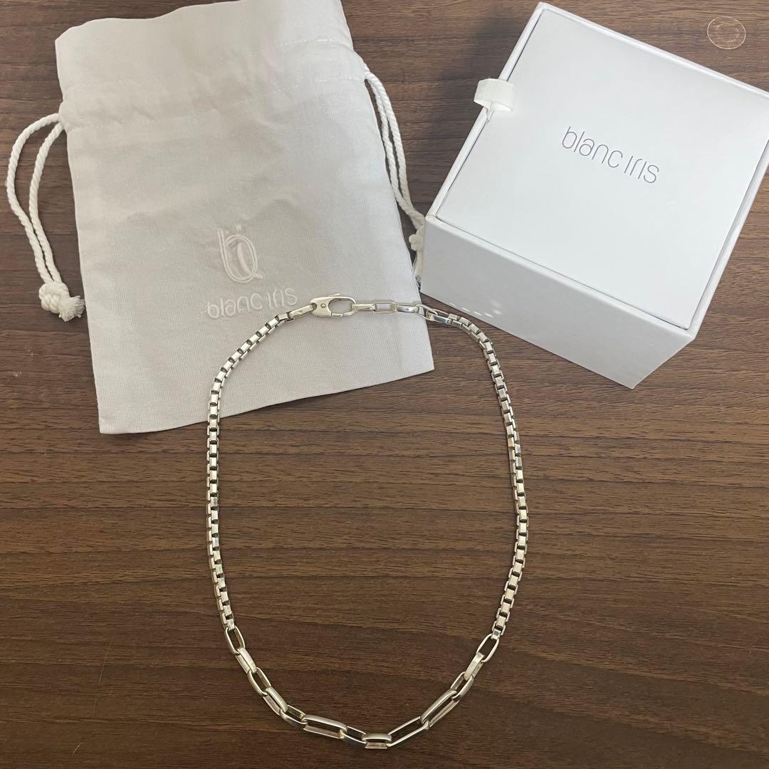 BLANC IRIS ブランイリス シルバーネックレス 50cm - メルカリ