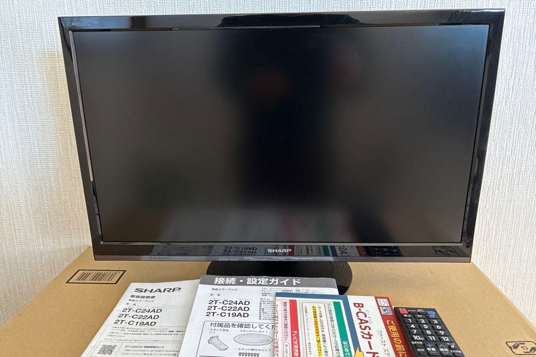 SHARP 22インチ液晶テレビ 2T-C22AD FHD(1920x1080) シャープ AQUOS 2T-C22AD-B [22インチ ブラック系] 価格比較 - 価格.com