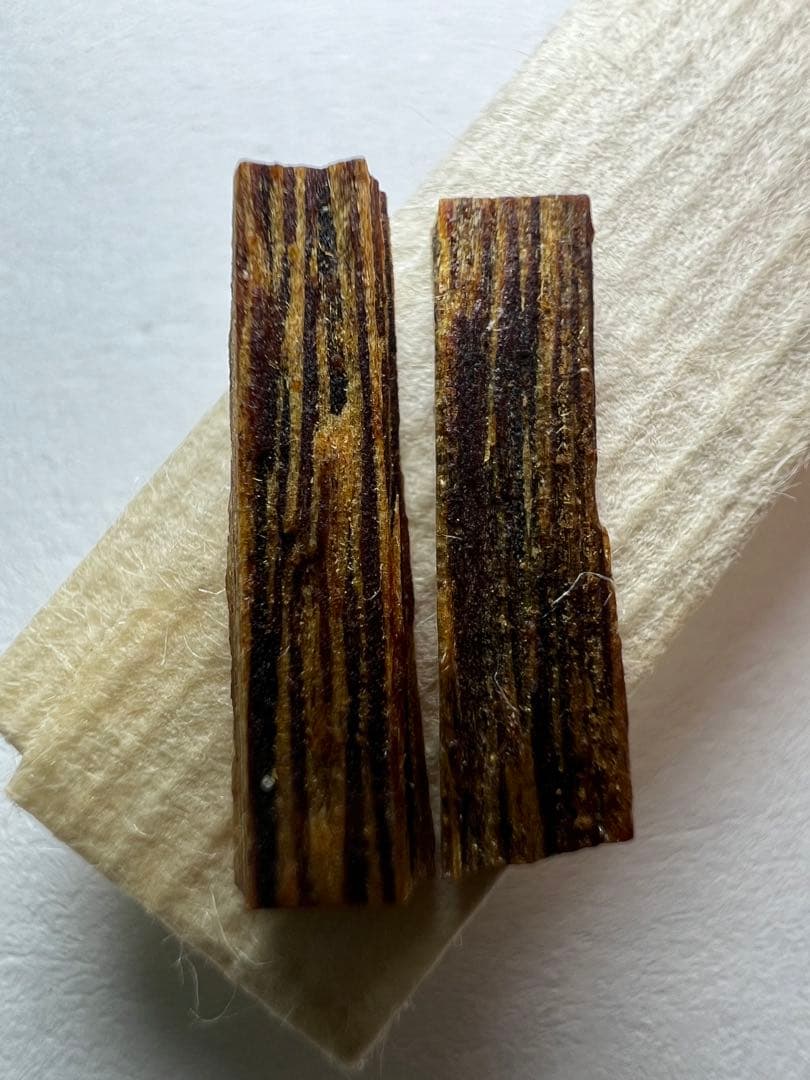 古渡命銘木 六十一種名香　伽羅　銘【花散里】0.163g 香木/お香/沈香/伽羅