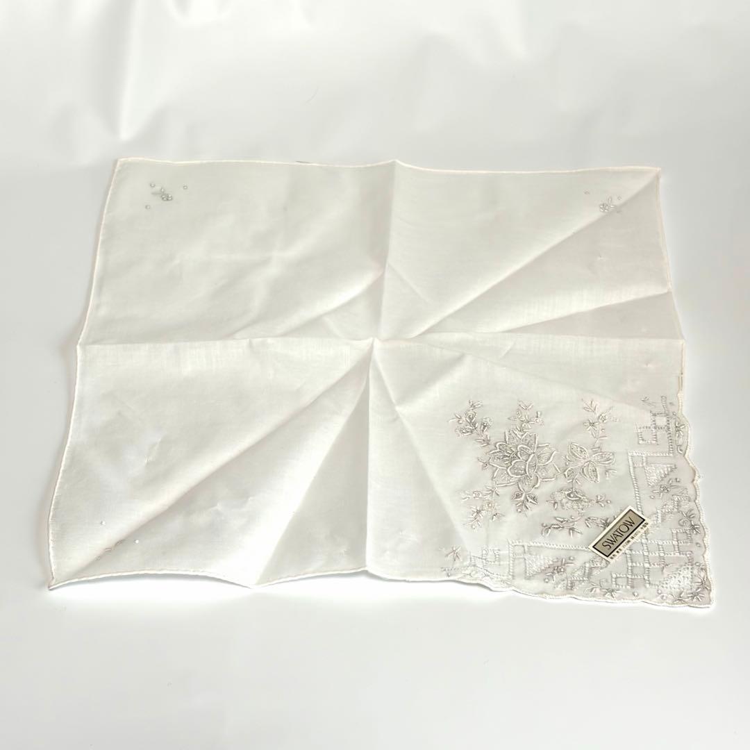 汕頭手刺繍 SWATOW ハンカチ ヴィンテージ スワトー スワトウ 2枚