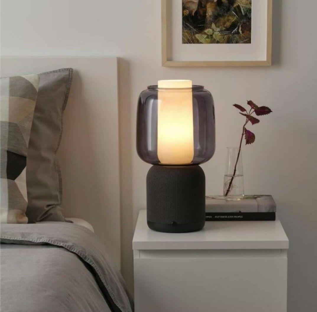 IKEAイケア スピーカーランプ WiFi付き&ガラスシェード 2点セット