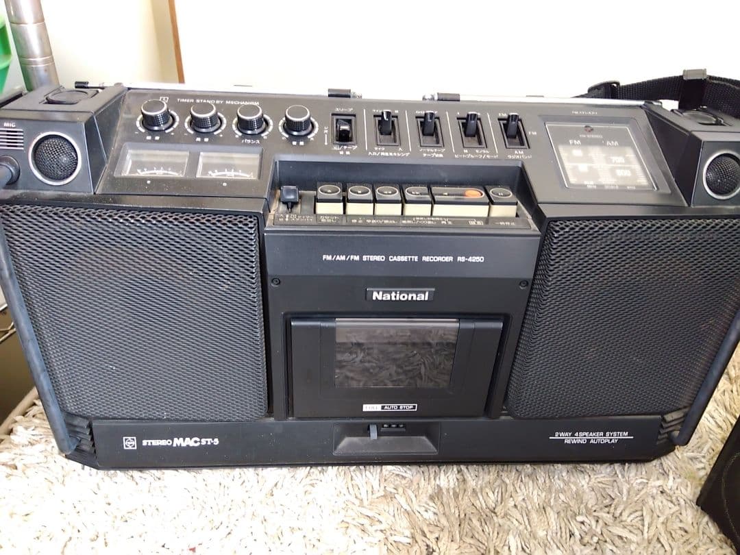 ナショナルラジオカセットまとめ売りジャンク品 - ラジオ・コンポ