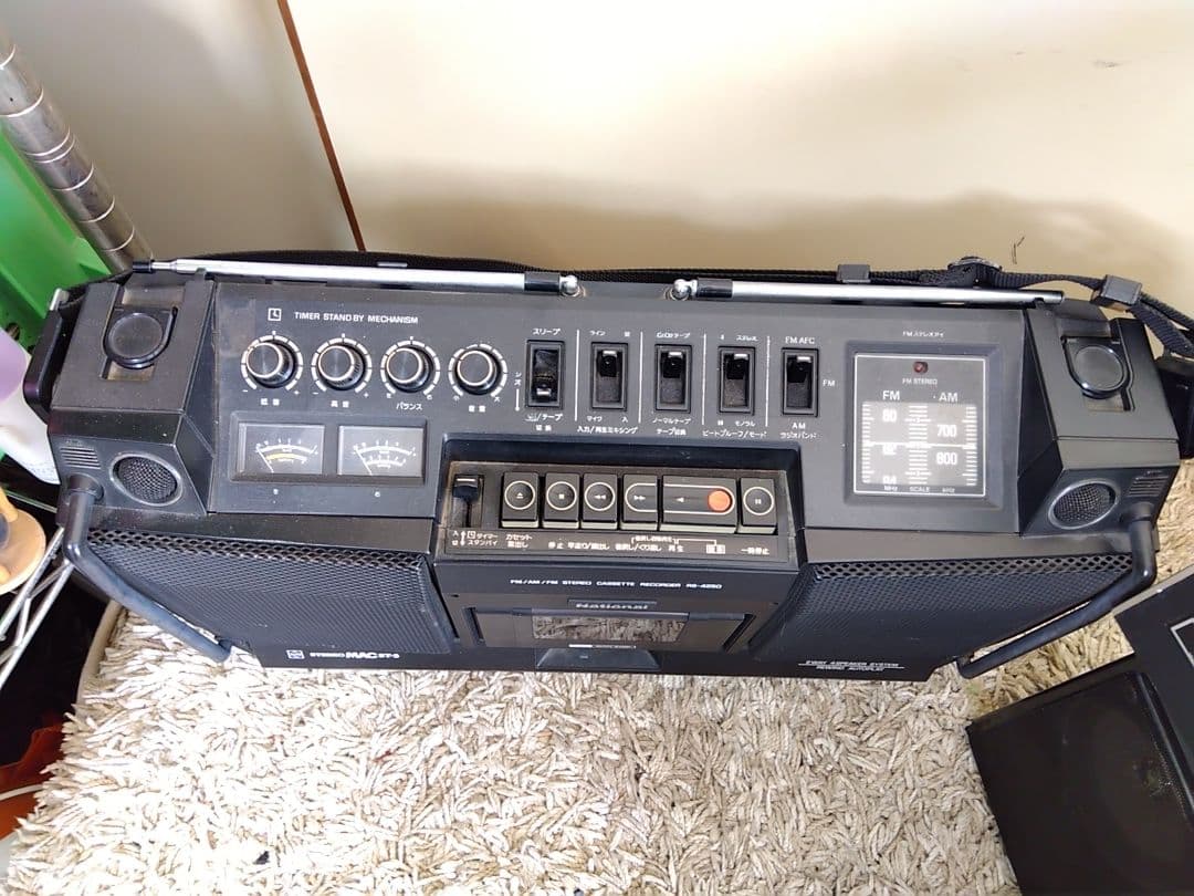 ナショナルラジオカセットまとめ売りジャンク品 - ラジオ・コンポ