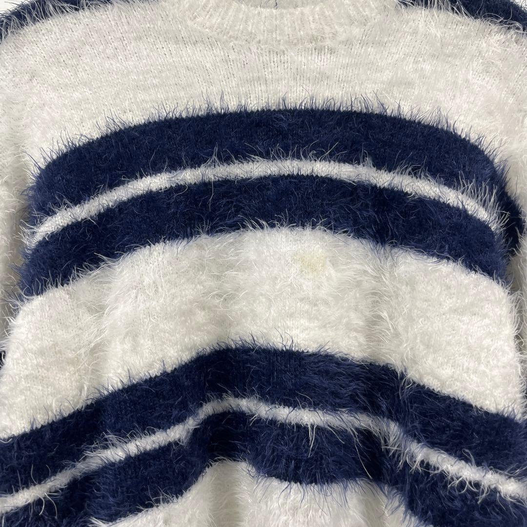 Stussy / HAIRY STRIPE CREW SWEATER - メルカリ