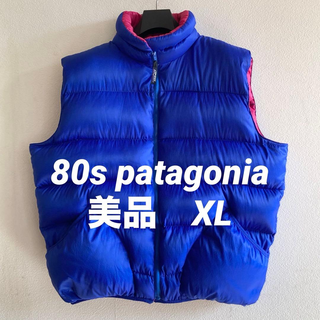 80s patagonia ダウンベストXL パタゴニア/ ダスパーカ - メルカリ