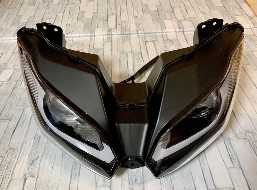 NINJA250 カスタムヘッドライト ZX-6R ニンジャ250 イカリング - メルカリ