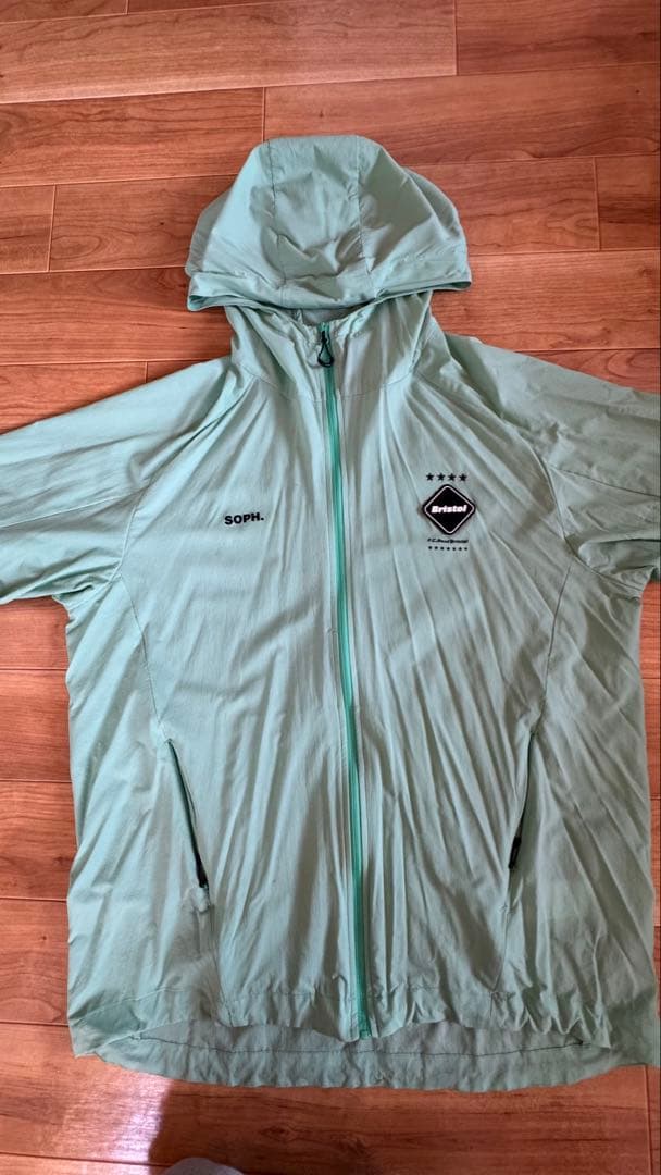 エフシーレアルブリストル フード付きジャケット L ティファニーブルー