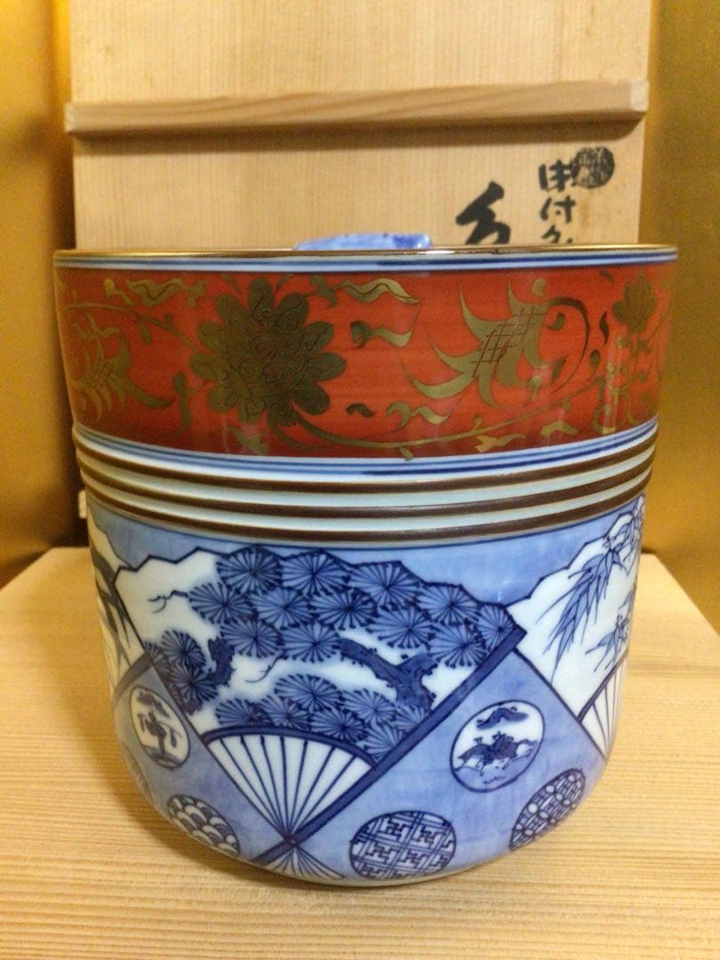 茶道具 染付 皆具 おそらく未使用品 共箱付き - メルカリ