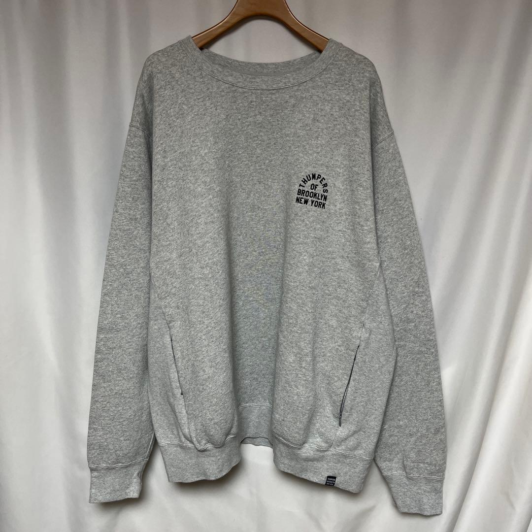 新品 THUMPERS BROOKLYN NYC サイドポケット付スウェットXL - メルカリ