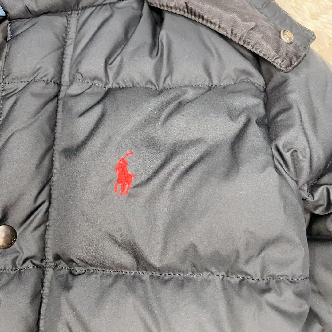 ポロラルフローレン ダウンジャケット ポニー刺繍 フード付き 2way