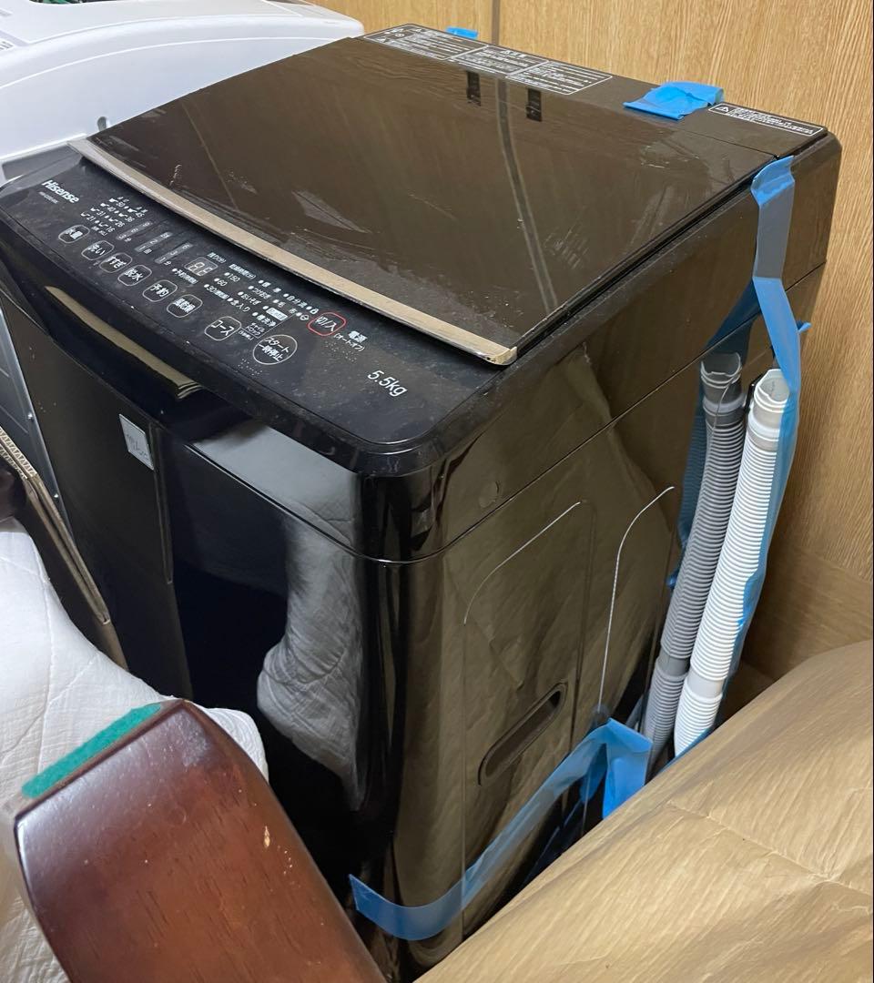 美品 Hisense 5.5kg 全自動洗濯機 HW-G55E4KK