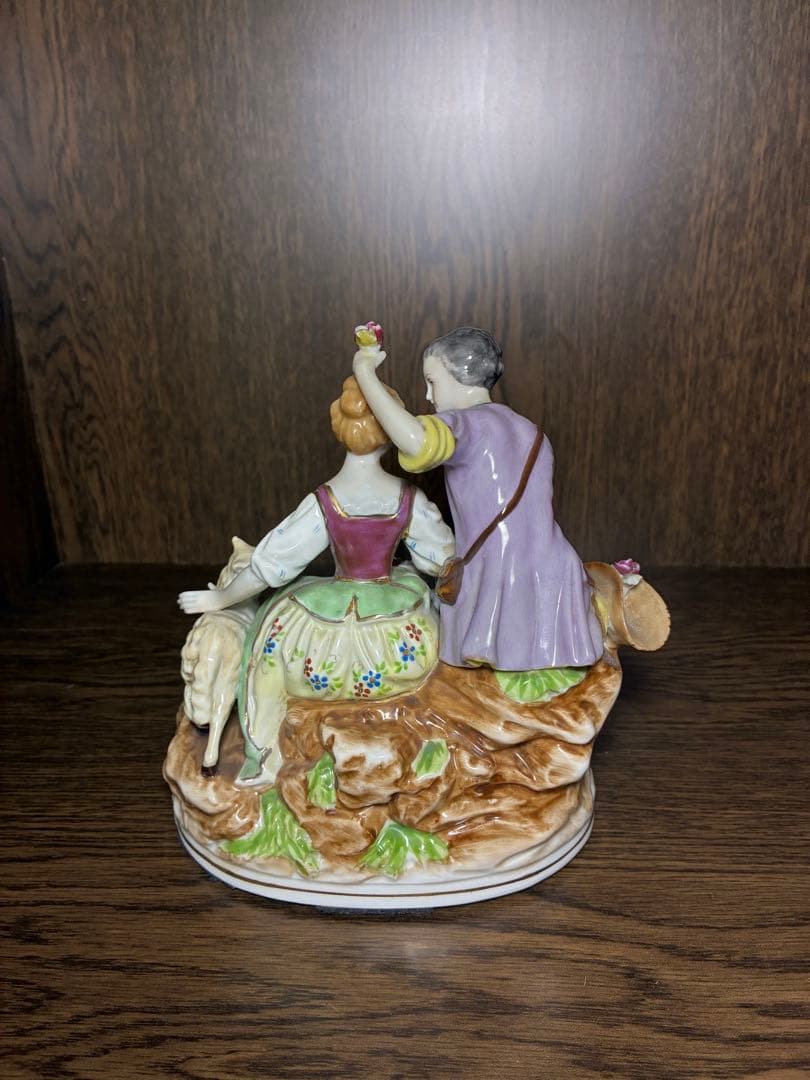 オキュパイドジャパン 羊飼い男女 瀬戸ノベルティ