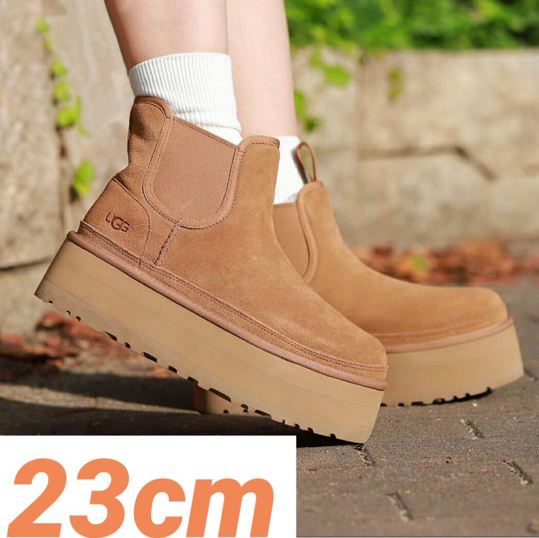 【新品】UGG W NEUMEL PLATFORM CHELSEA Womens UGG® Neumel Platform Chelsea Boot - Chestnut