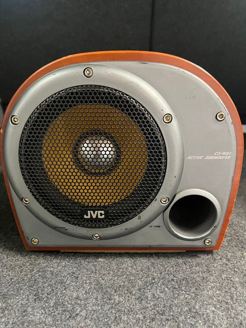 JVC サブウーファー 木製 円筒形 中古 - メルカリ