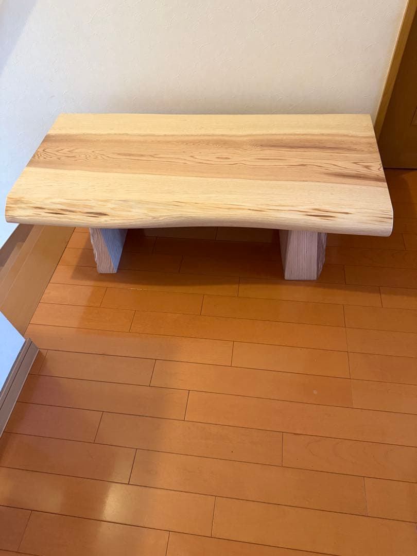 天然杉高級節なし中杢目テーブル 一枚板唯一無二‼️